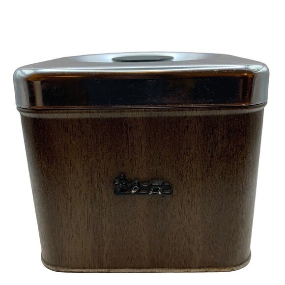 Vintage Kenmore Brown Stacking Kitchen Canister Set Of 2 - Coffee And Tea MCM‌‌‌ - Picture 10 of 15